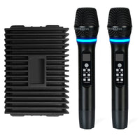 NUNOO Wireless KTV Microphones Car DSP Power Amplifier Box