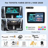 Nunoo Car Audio with Frame Line for T0VOTA YARIS
