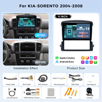 Nunoo T100 Android Car Radio with Frame Line for KIA SORENTO 2004-2015