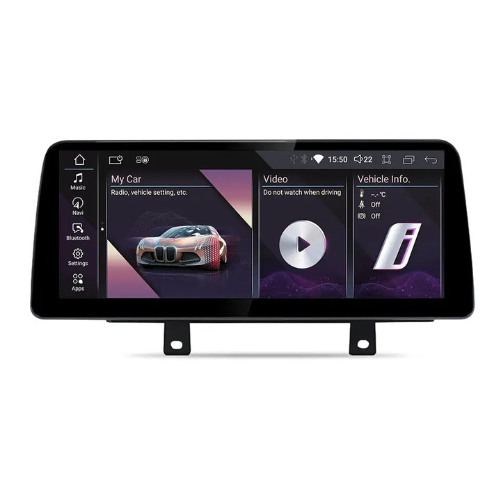 NUNOO Android car stereo for bmw 3/4 series f30-f32-f33-f36 2013-2018 10.25" touchscreen upgarde