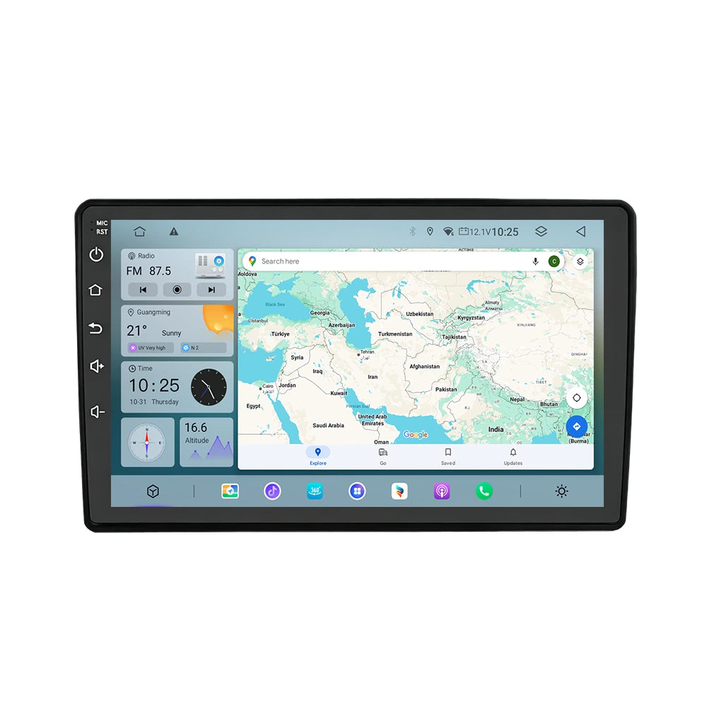 Jeep Dodge Car Stereo with android 14 car radio for Dodge Jeep 10-inch Stereo
